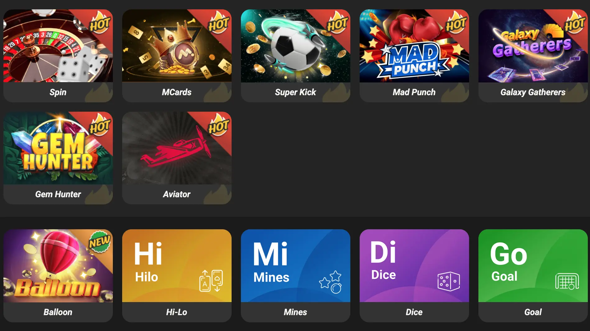 MSportBetUg.com casino games and instant play options